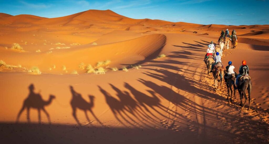 Marrakech to Fes desert in Morocco